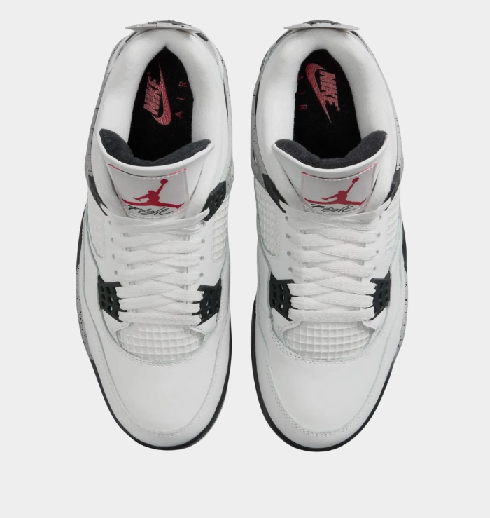 Nike Air Jordan 4 Retro White Cement (2025) High Top Design