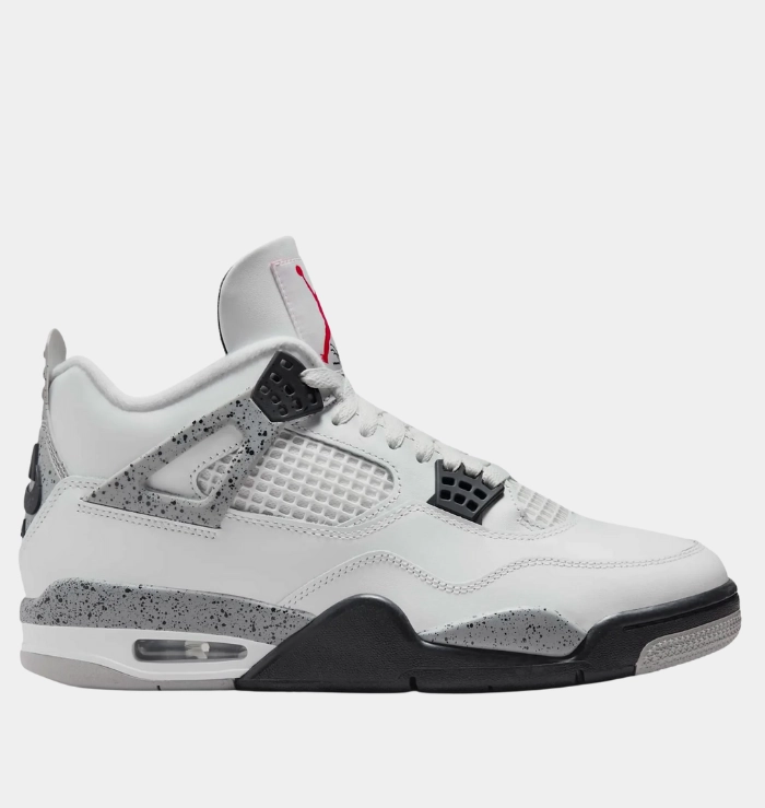 Nike Air Jordan 4 Retro White Cement (2025) Comfortable Design
