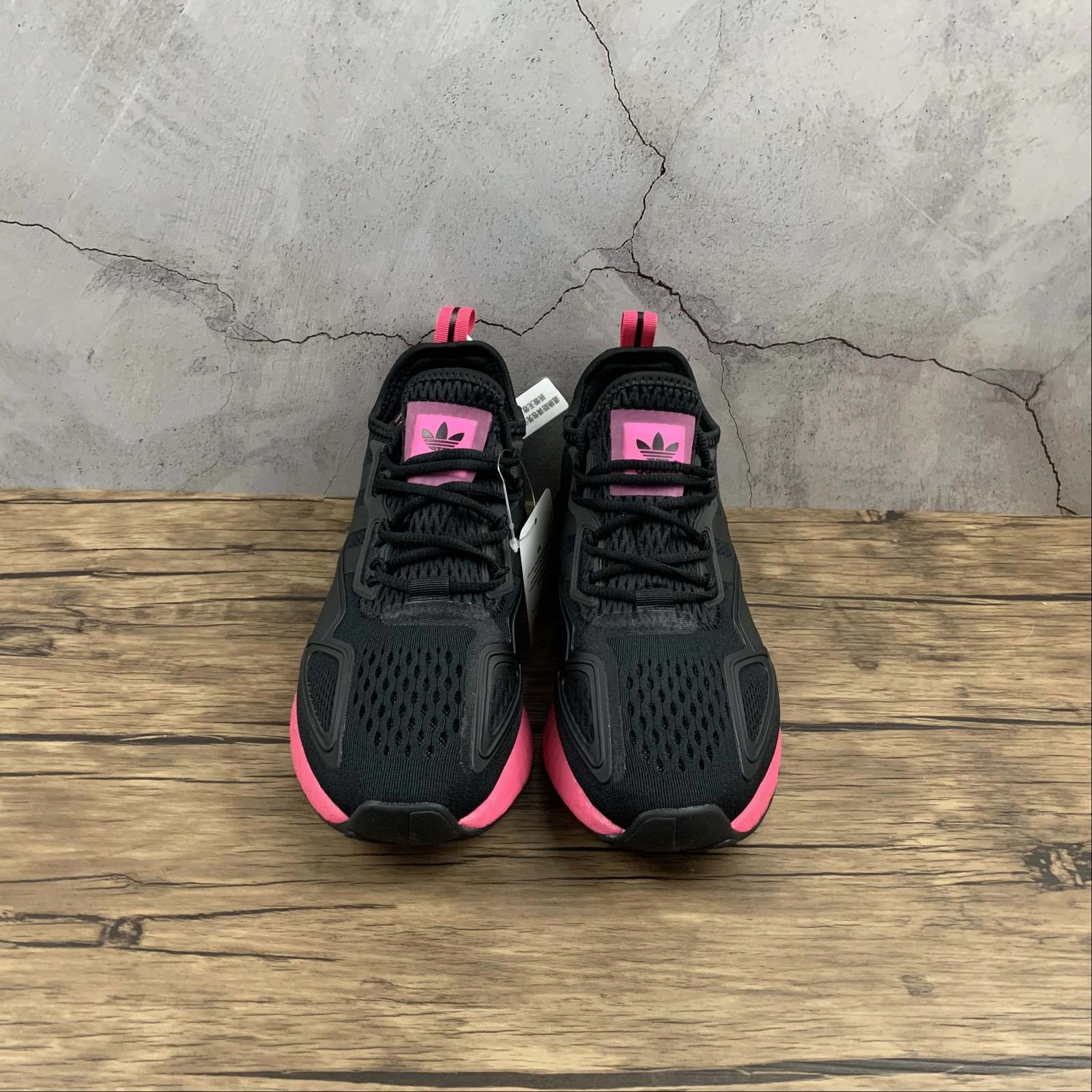 Adidas ZX 2K Boost Black Shock Pink FV8986 Cushioned