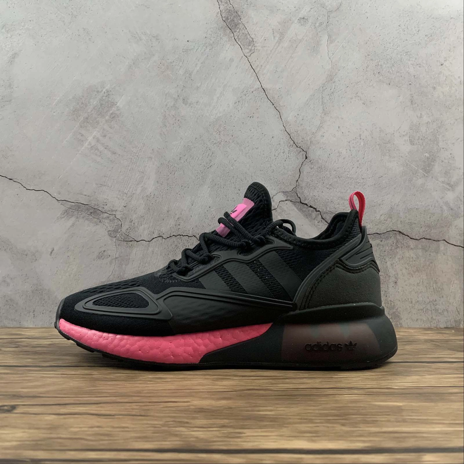 Adidas ZX 2K Boost Black Shock Pink FV8986 Prodigious comfort running in the city