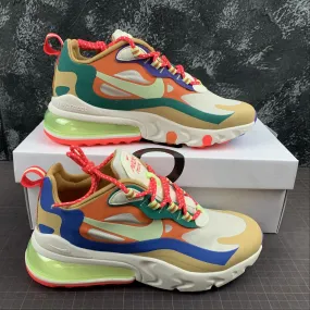 Performance Fit tempo running Air Max 270 React Desert Sand Barely Volt-Sail CQ4805-071