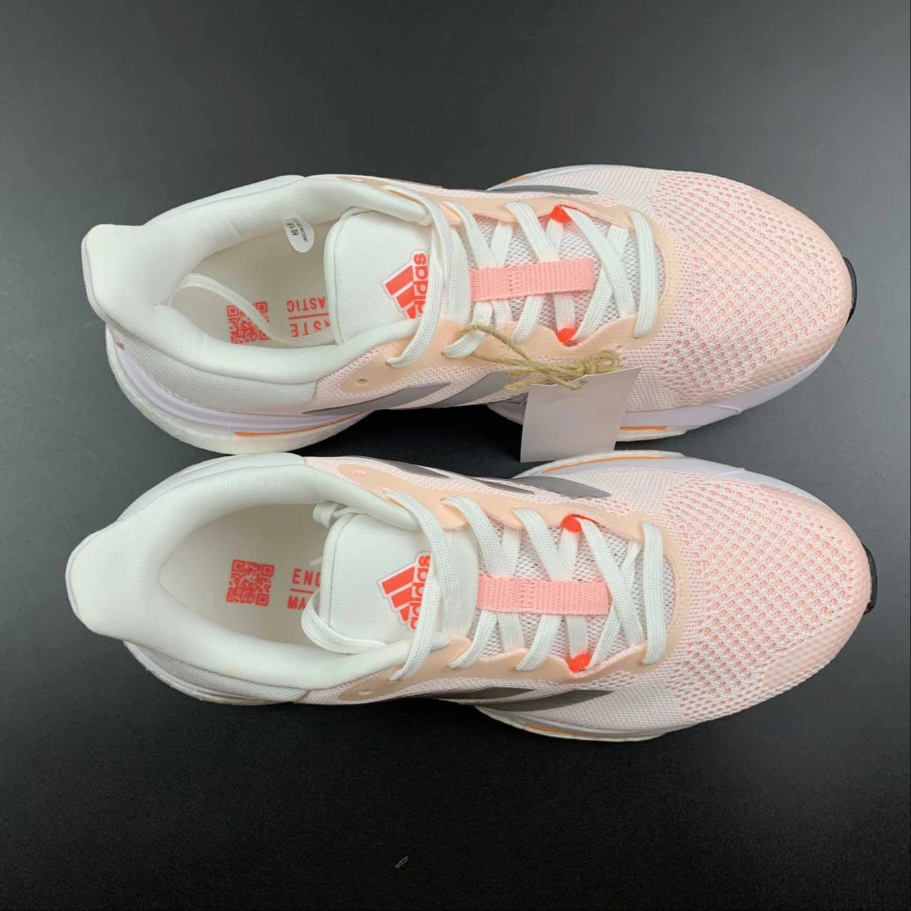 Adidas Solar Glide 5 Light Pink Grey GX5496 Leather - Upper