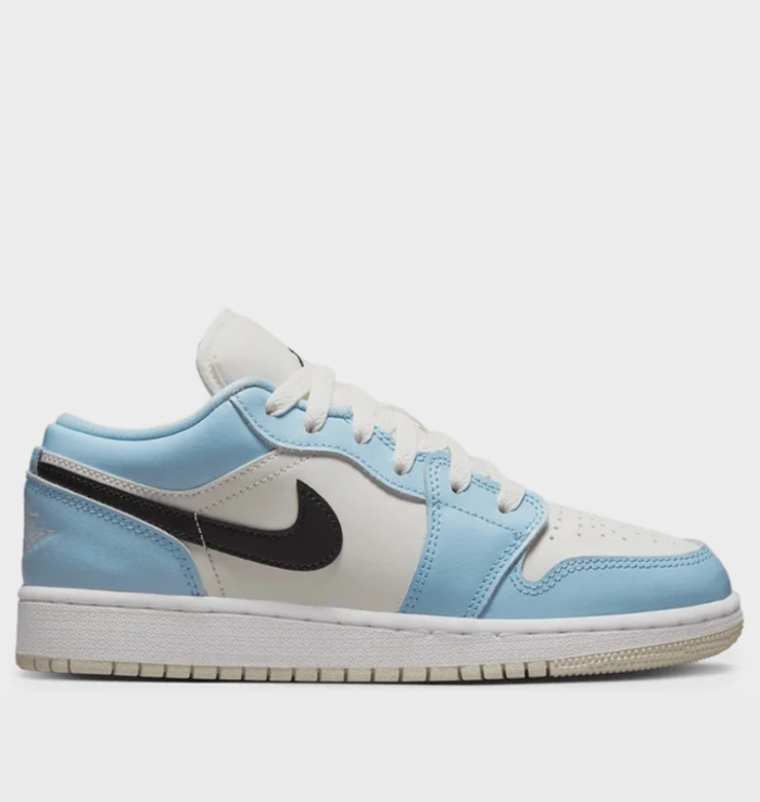 Indoor Use Nike Air Jordan 1 Low Ice Blue (GS)