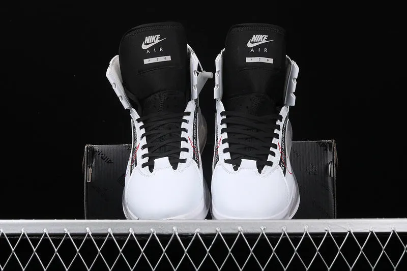 Air Max 720 Saturn White Red AO2110-100 padded - collar running gear