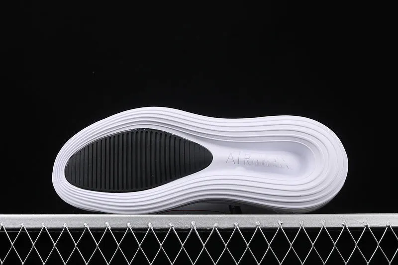 running in a bridge area shoes Air Max 720 Saturn White Red AO2110-100