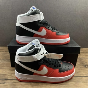 Air Force 1 High 75th Anniversary White Black Red DC8870-001 Everyday Wear Seamless Fit