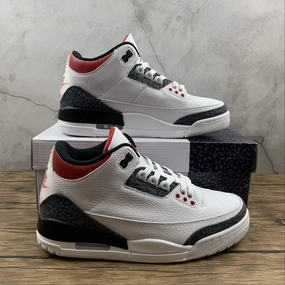 Air Jordan 3 Retro Flame Red CZ6431-100 Smooth   surface