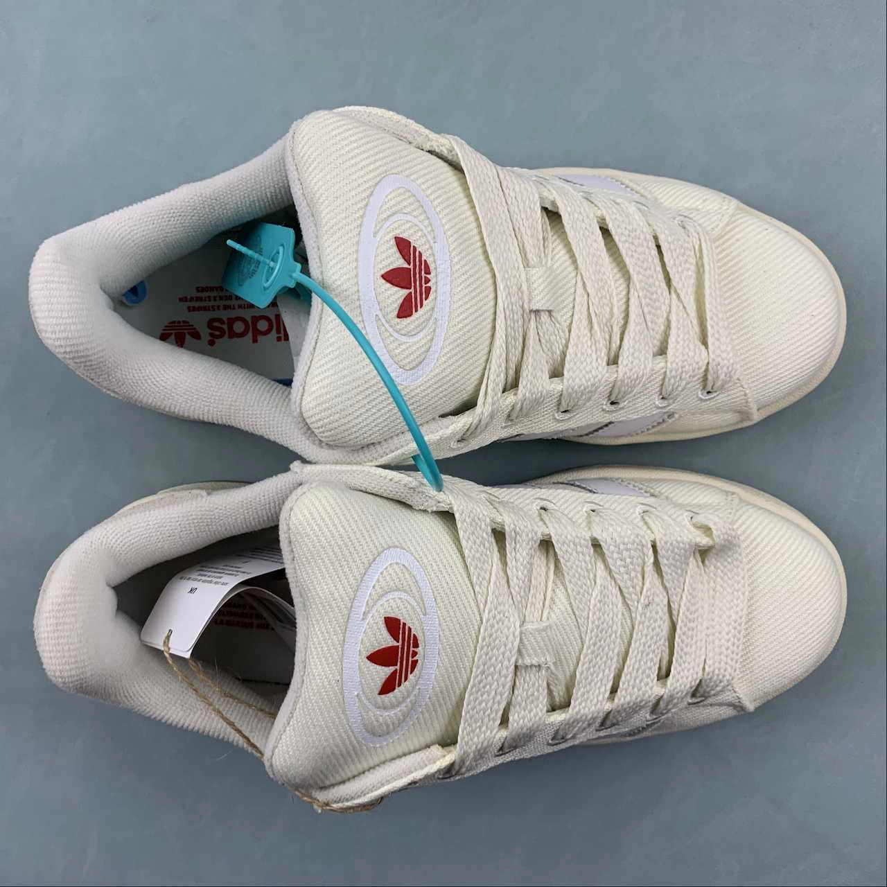 Adidas Campus 00s Core White Cloud White Off White ID2070 Plain Step