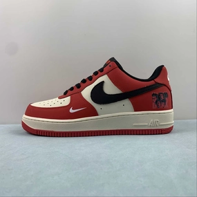 Quick Outing Air Force 1 07 Low Red Black White BS9055-718