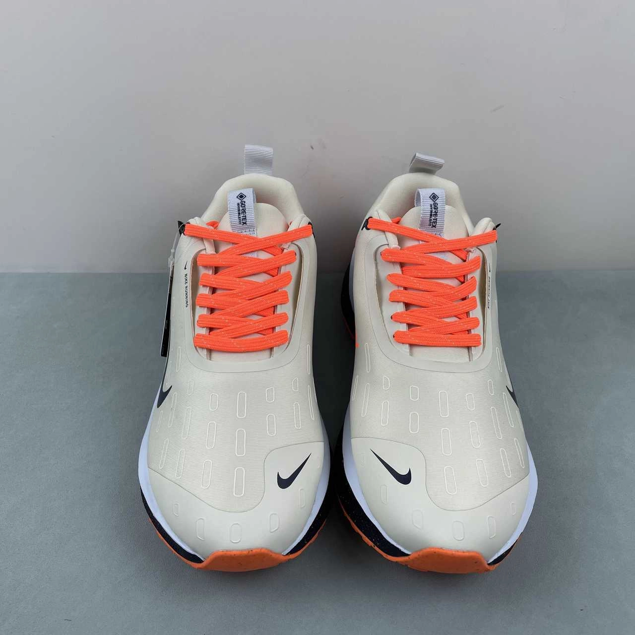 padded collar shoes Nike React Infinity Run 4 GORE-TEX Sea Glass Blue Tint Total Orange Purple Ink FB2204-002