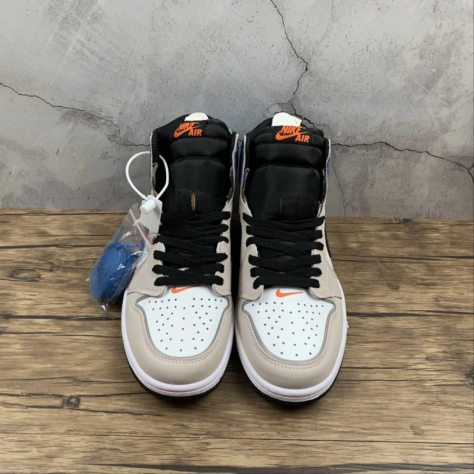 Sleek Wear Comfortable Footwear Technology Air Jordan 1 Retro High OG White Black Orange (2021) DC6515-100