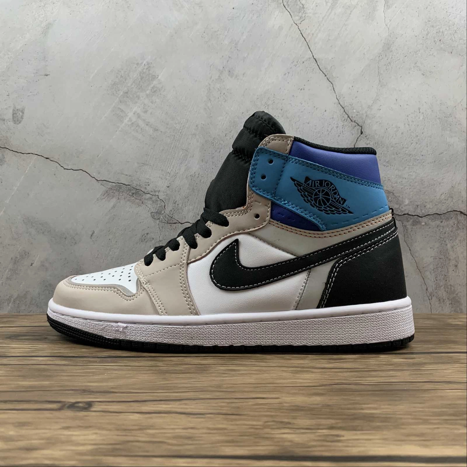 Durable Outsole Rubber Air Jordan 1 Retro High OG White Black Orange (2021) DC6515-100