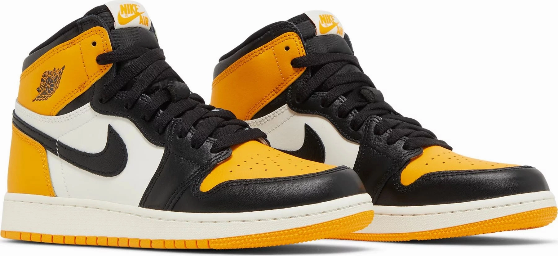 Modern Construction Sports use Nike Jordan 1 High Yellow Toe