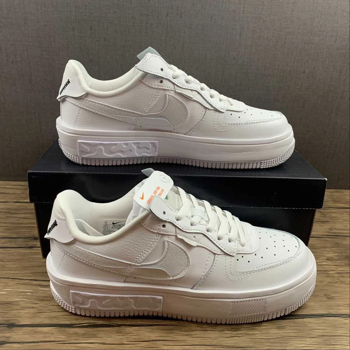 Air Force 1 FONTANKA Triple White DH1290-100 Bridge Walk Outdoors Ready