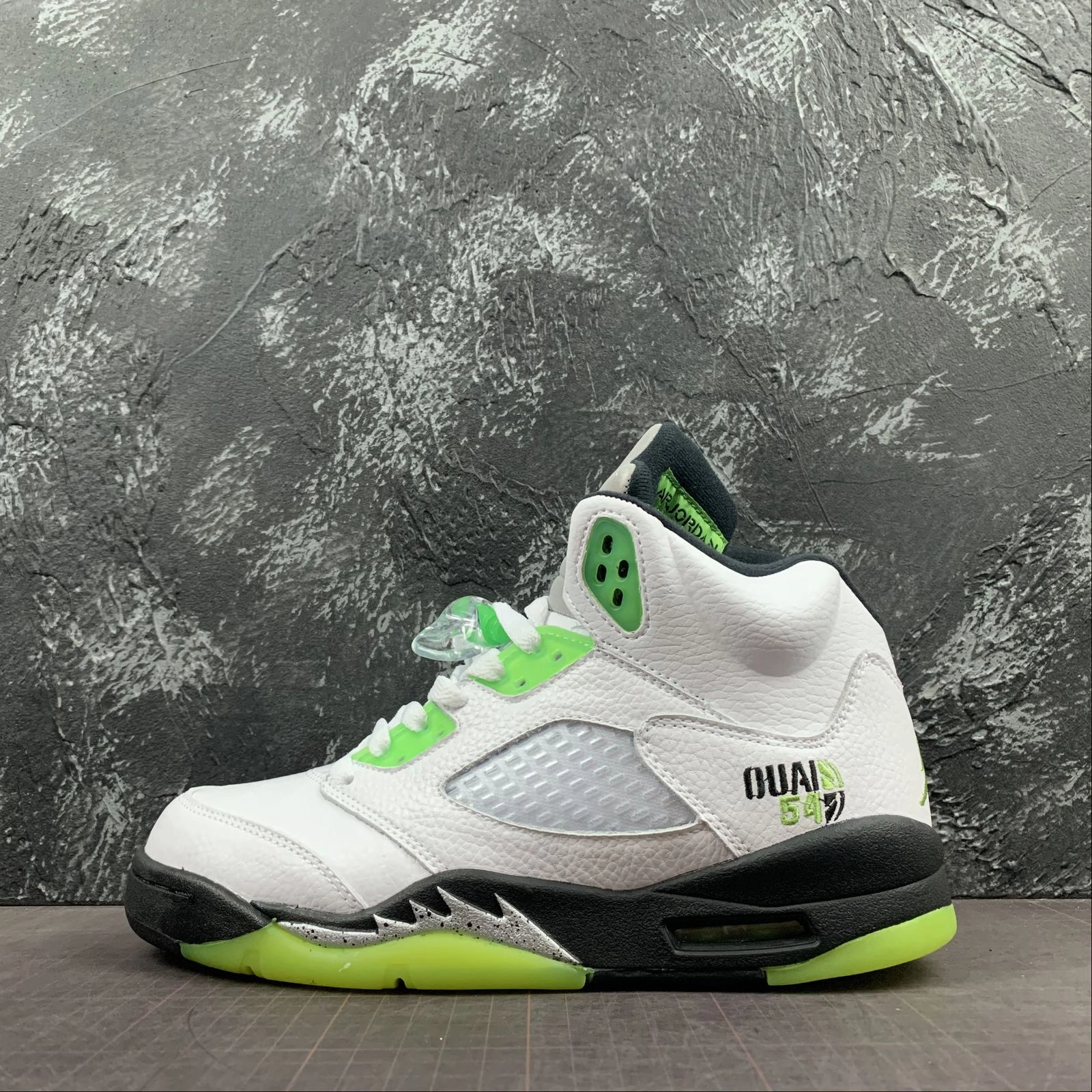 Air Jordan 5 Retro Quai54 White 467827-105 Eva Midsole Neutral Drop Platform