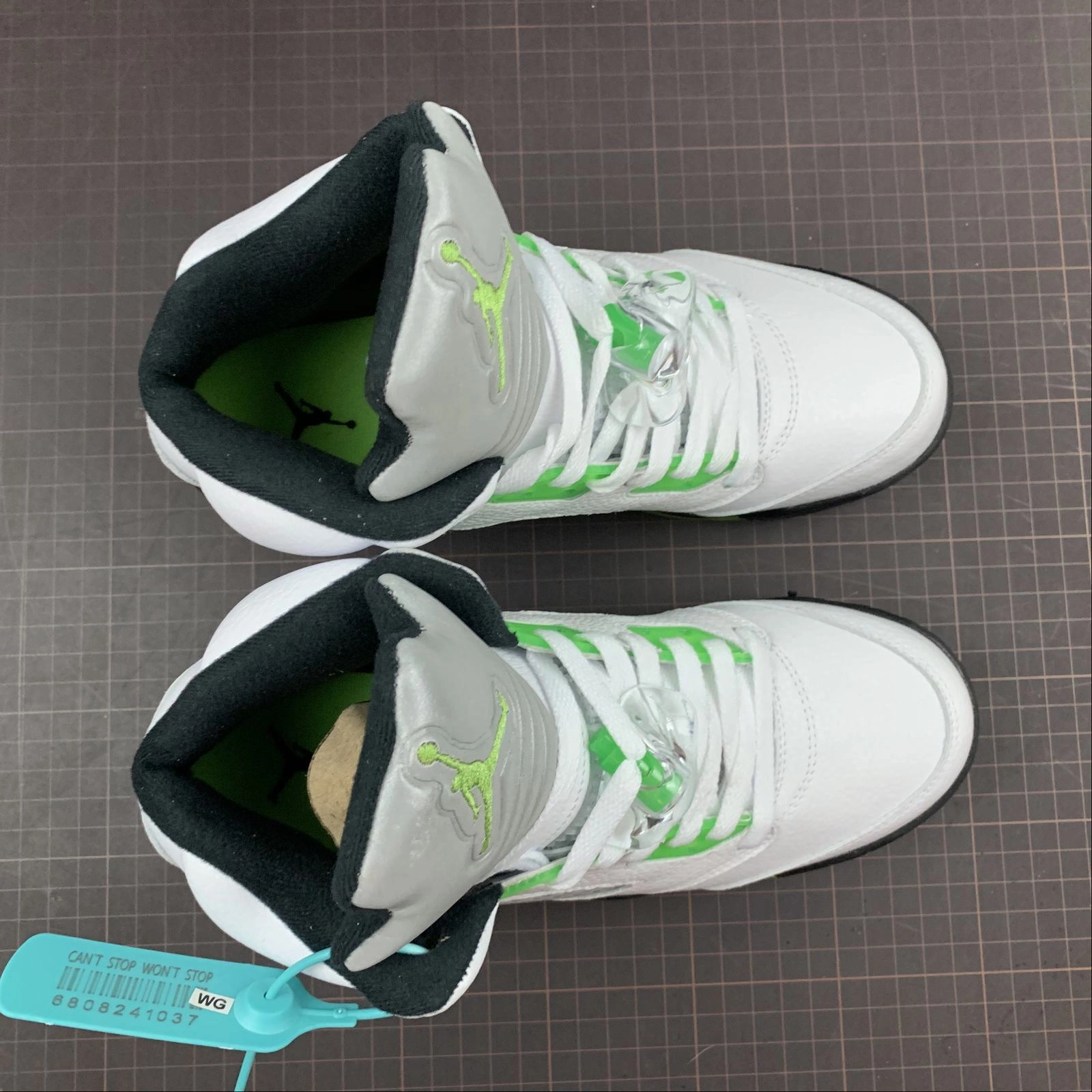 Air Jordan 5 Retro Quai54 White 467827-105 Multi Zone Tread