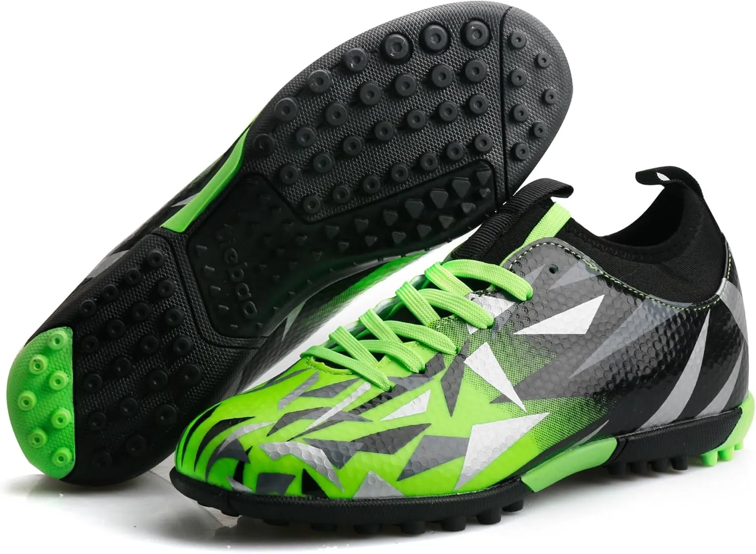 Turf Soccer Cleats Little Kids Big Kids Indoor TF Soccer Shoes Outdoor for Boys Girls