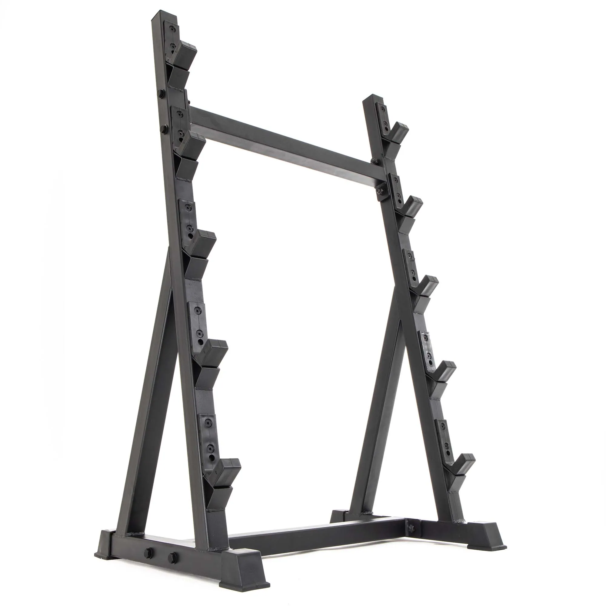 UBX Boxing   Strength Fixed Barbell Set & Rack - Rubber Hex