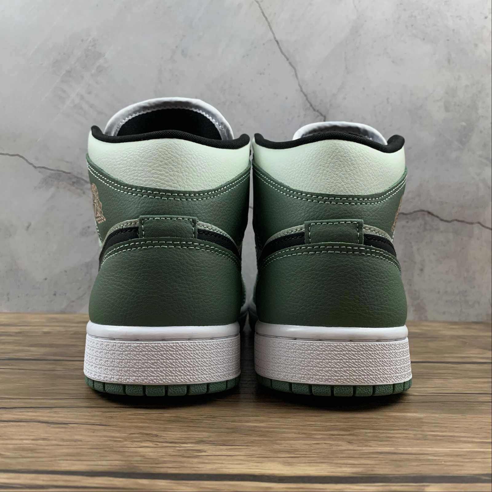 Torque Control Air Jordan 1 Mid SE Dutch Green Black-Barely Green (2021) CZ0774-300