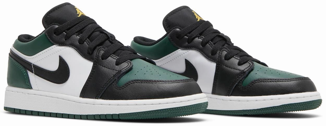 Good elasticity Nike Jordan 1 Low Black Green Toe