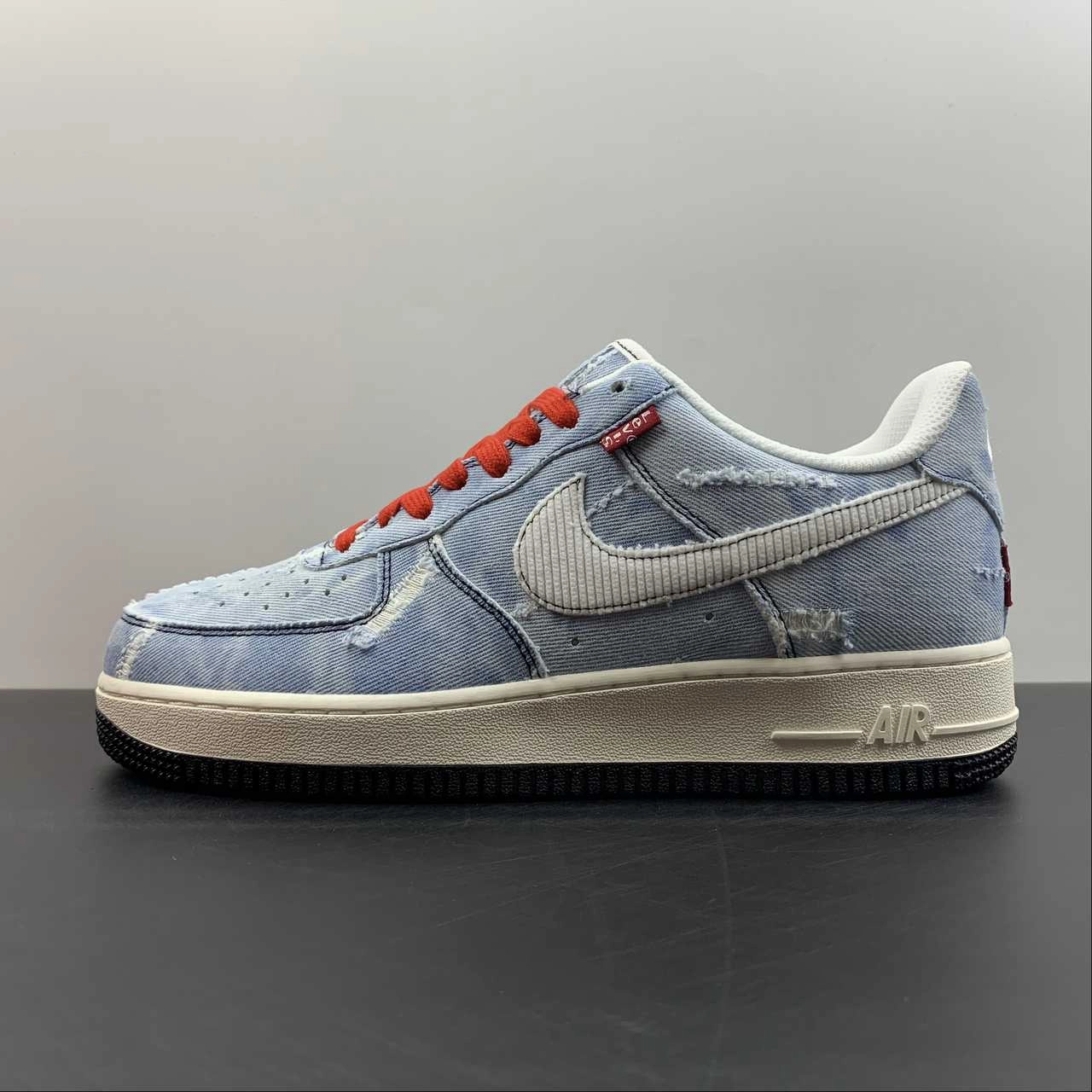 Mountain Path Air Force 1 07 Low Levis Denim Blue LE5050-012