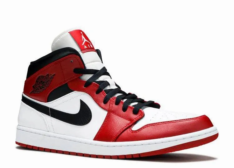 Air Jordan 1 Mid Chicago 2020 Bridge Walk MeshMaterial