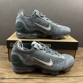Comfortable Walk Air VaporMax 2021 FK Grey Winth Dark Green DH4084-400