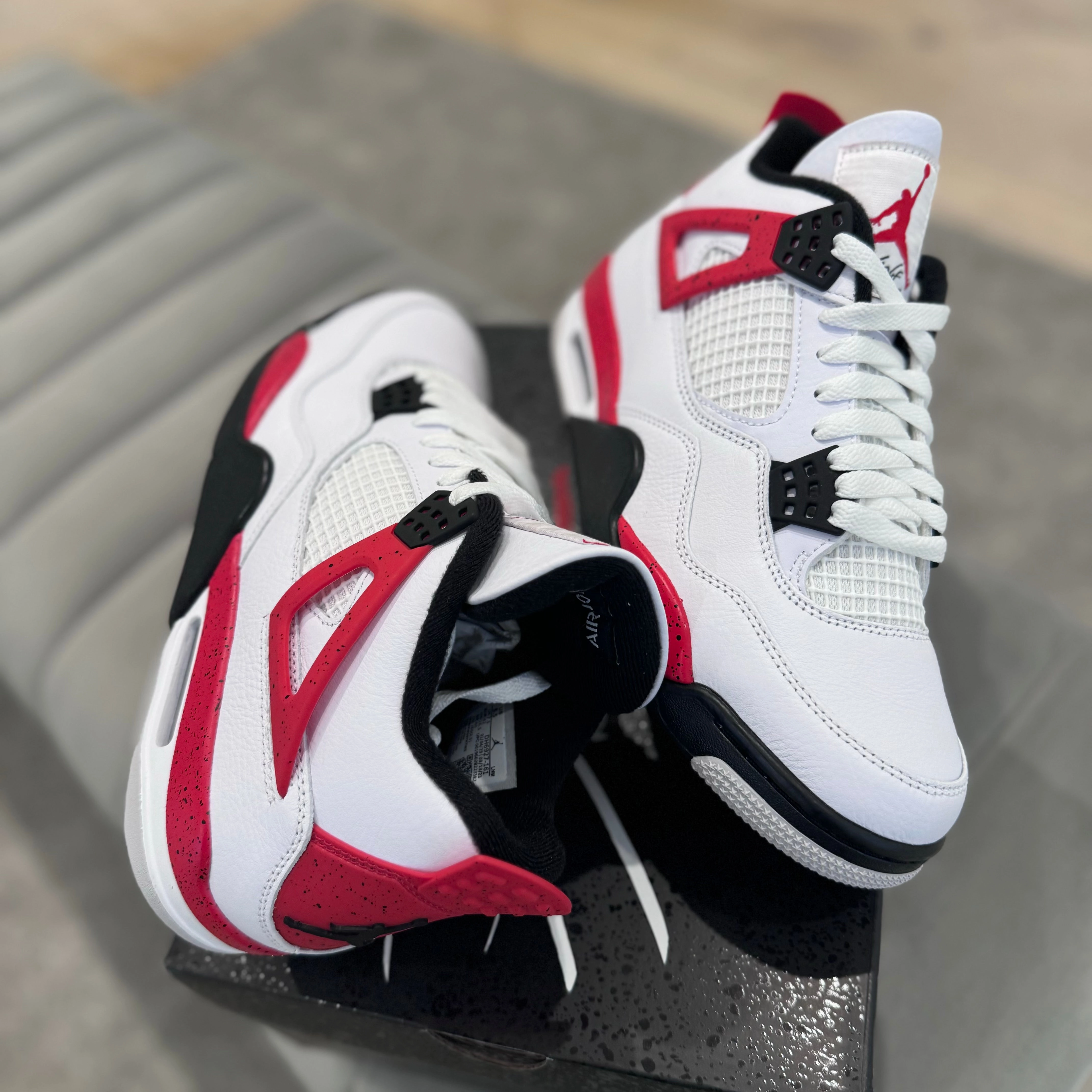 JORDAN 4 'RED CEMENT' Smart Design No Squeeze