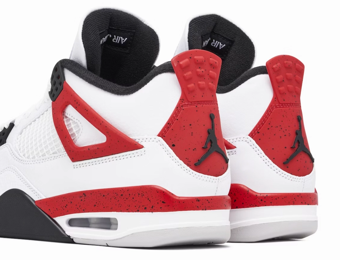 Waffle Outsole Ultra Breathable Knit JORDAN 4 RED CEMENT