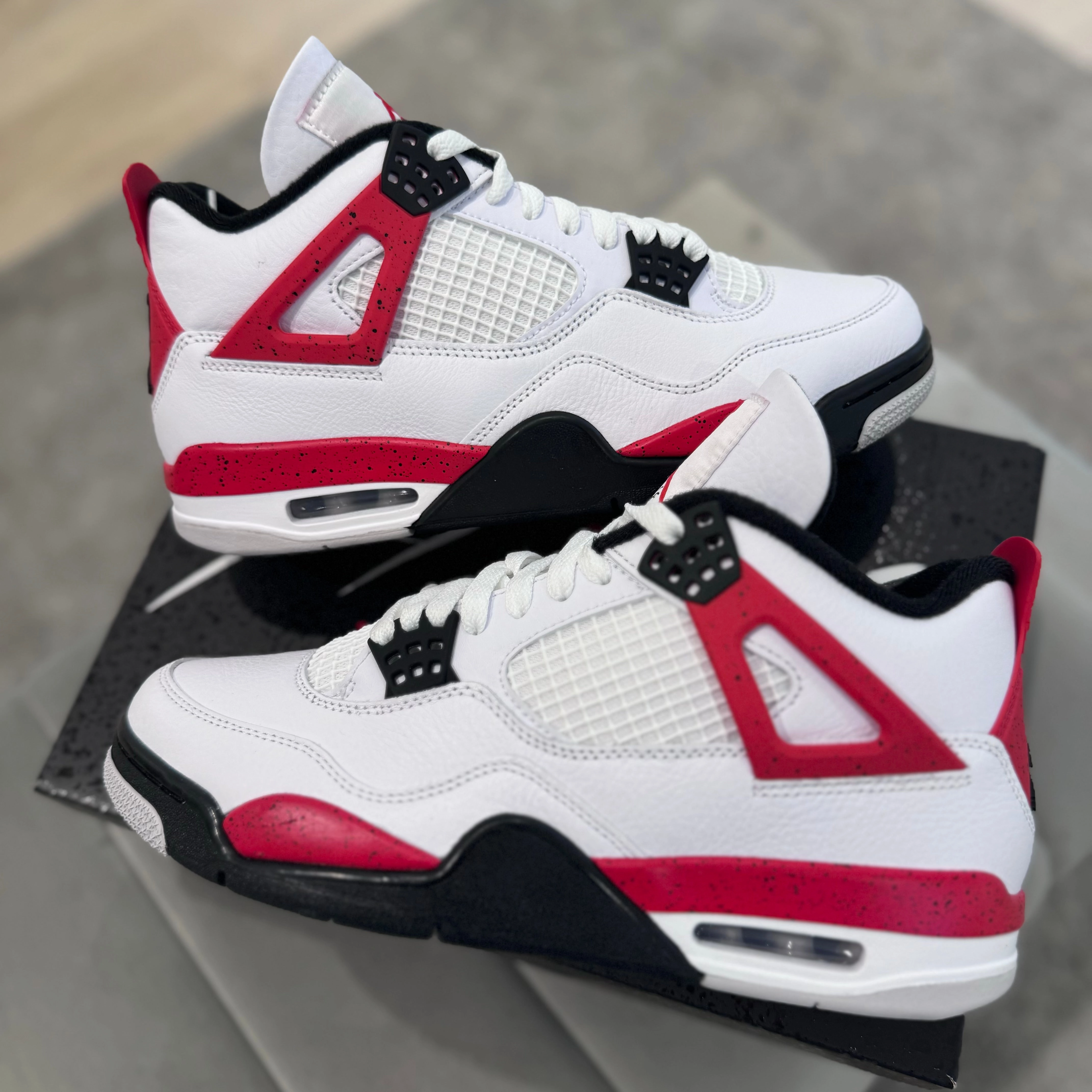 JORDAN 4 'RED CEMENT' Stability Focus Go Active