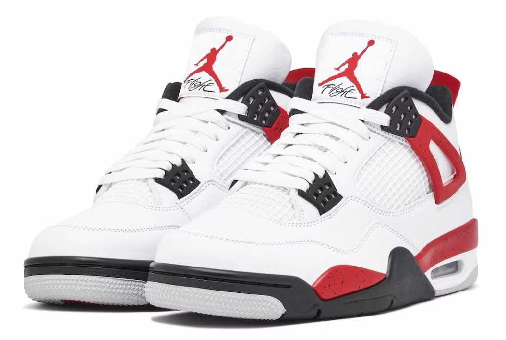 Lightweight Canvas Non Slip Heel Grip JORDAN 4 RED CEMENT