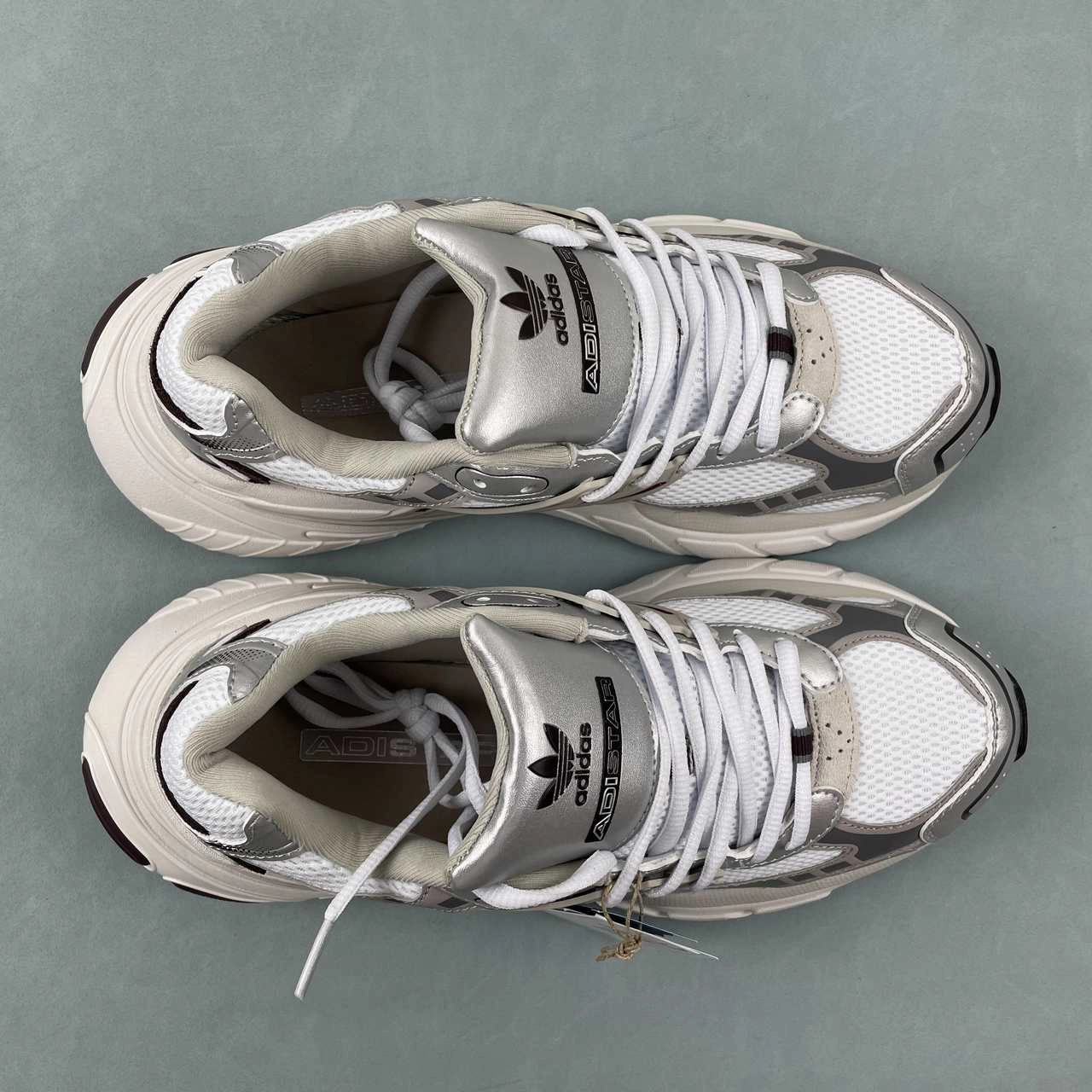 Comfort-focused design Lightweight Adidas Adistar XLG Off White Metallic Silver Red IH3382