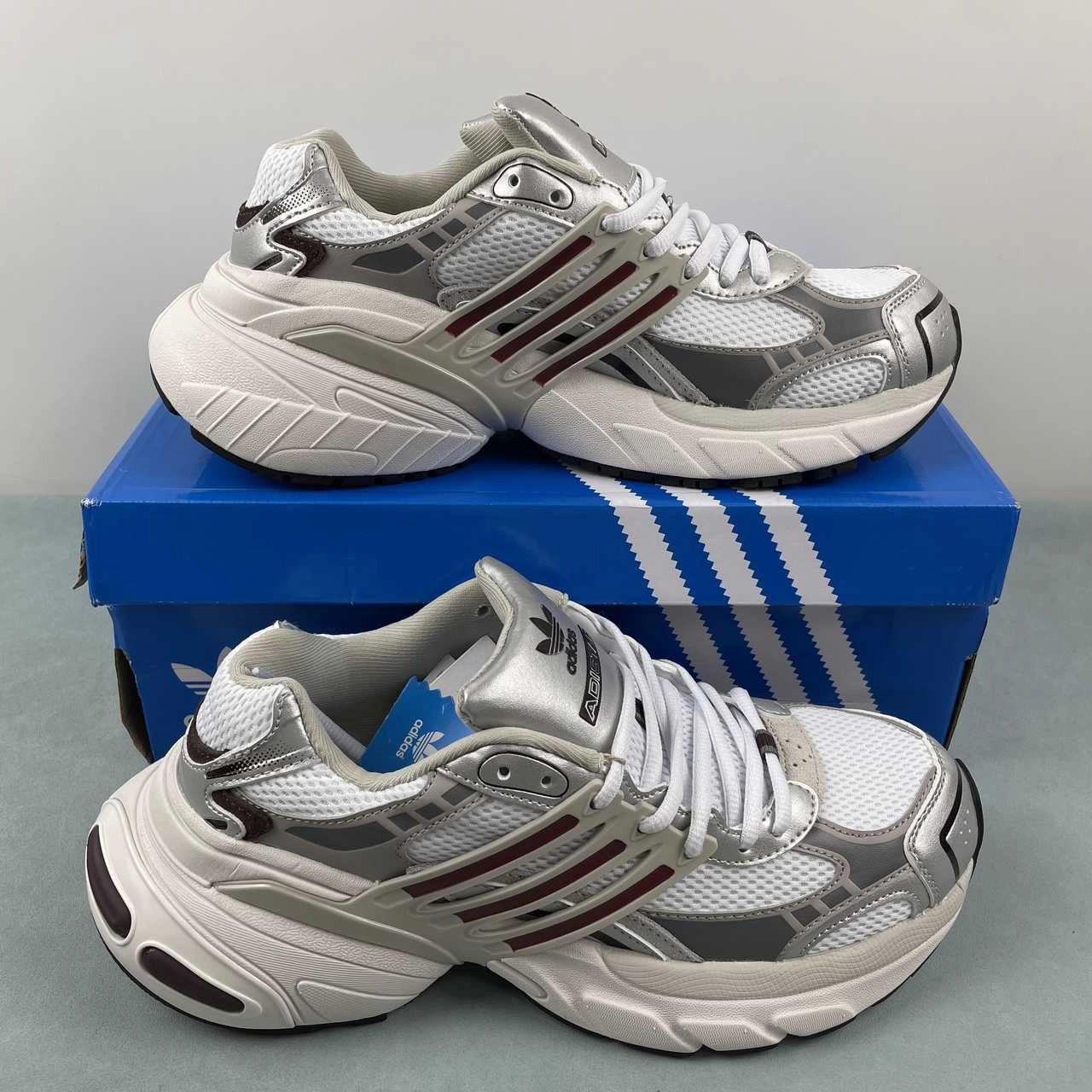 trailblazers Adidas Adistar XLG Off White Metallic Silver Red IH3382