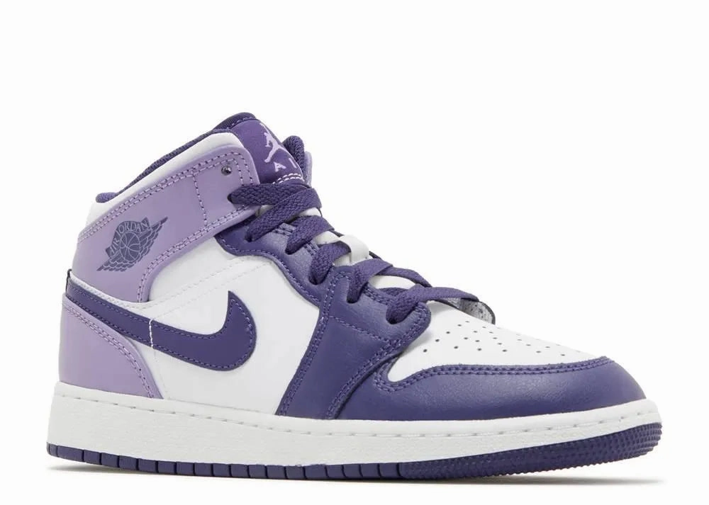 Air Jordan 1 Mid Sky J Purple (GS) Cliff Hike