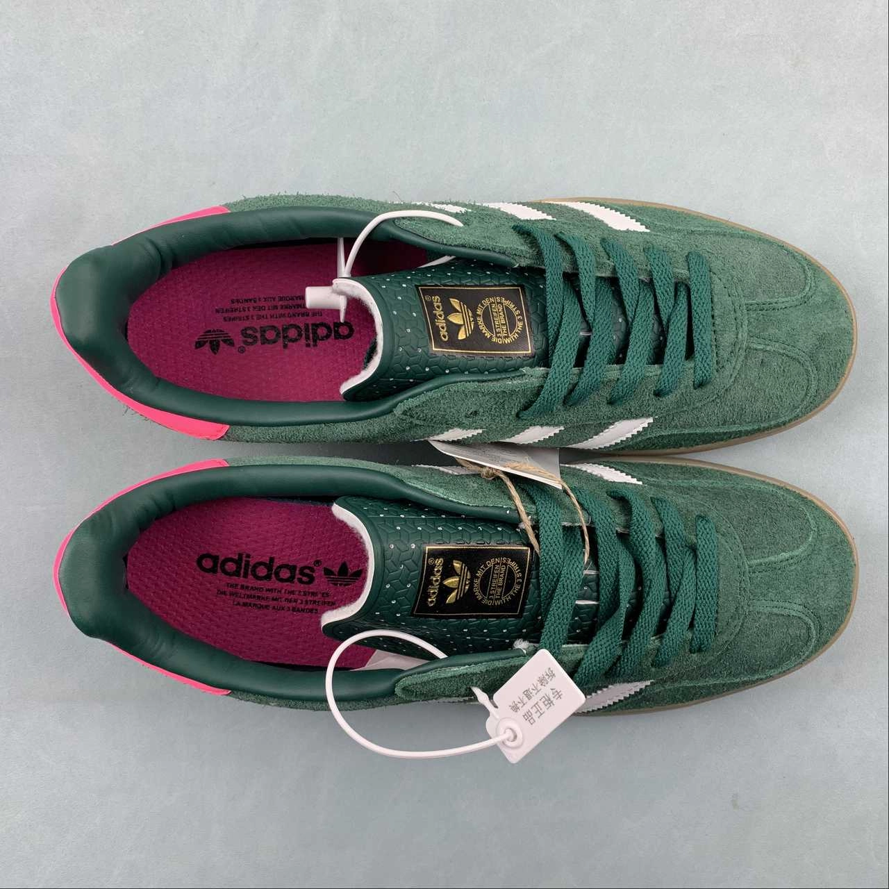 Adidas Gazelle Indoor Collegiate Green Cloud White Lucid Pink IG5929 Style Upgrade