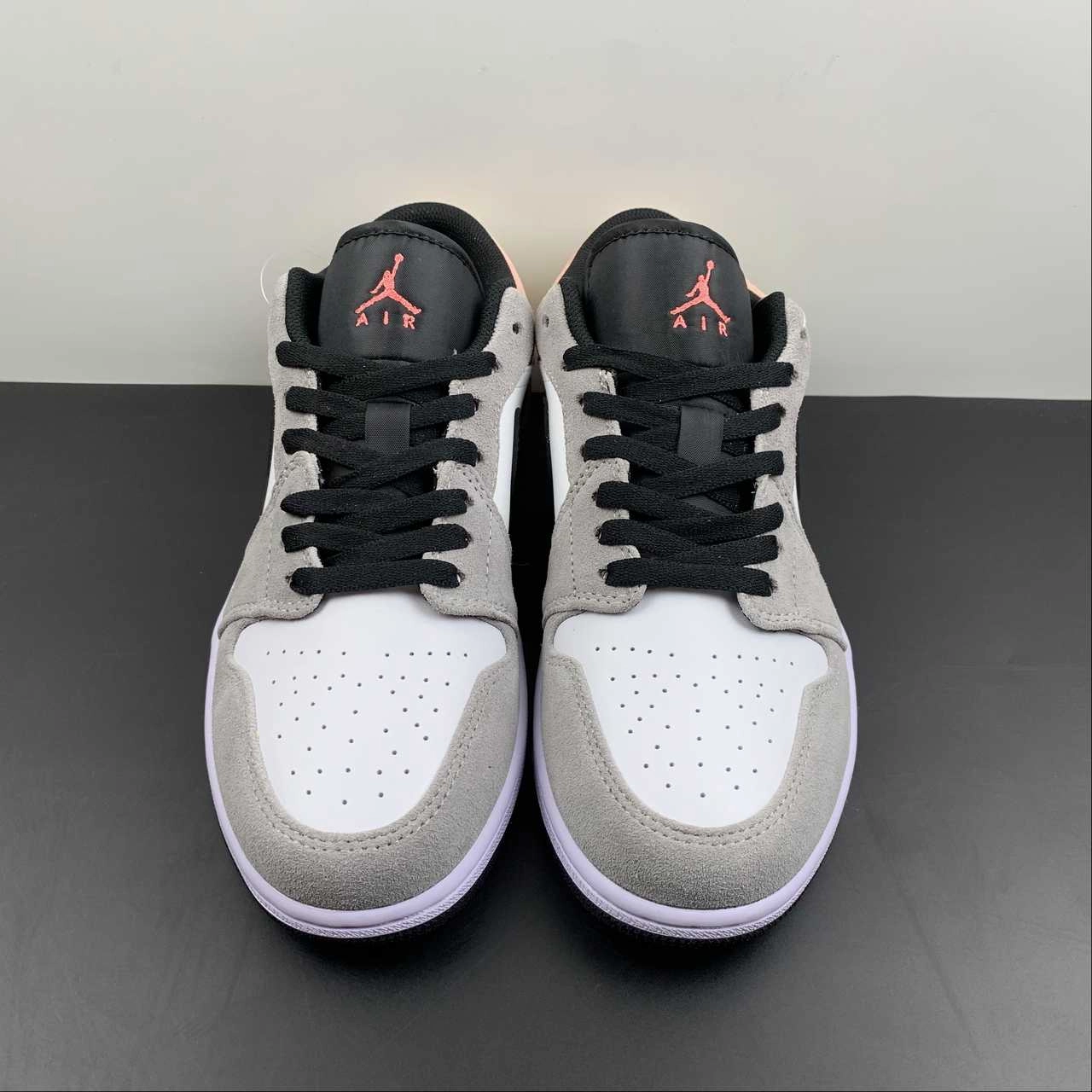 Multi-Sport Design Casual Athletic Air Jordan 1 Low Flight Club Black Magic Ember Sundial White DX4334-008