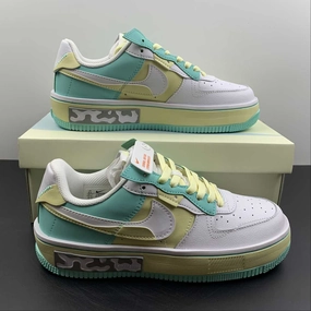 Air Force 1 FONTANKA White Yellow Green Basic Design