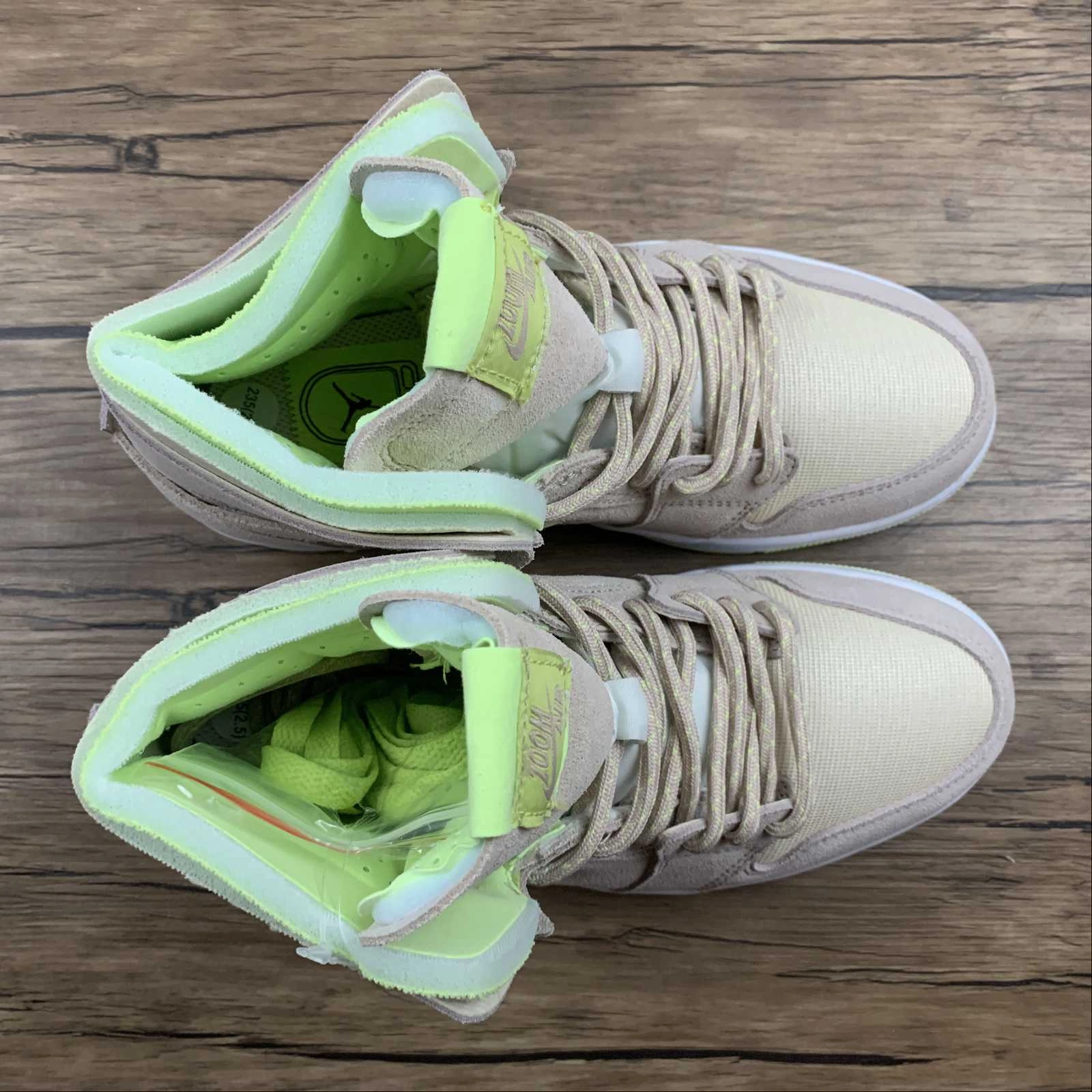 Urban Path Air Jordan 1 High Zoom Comfort Lemon Twist Fossil White CT0979-200