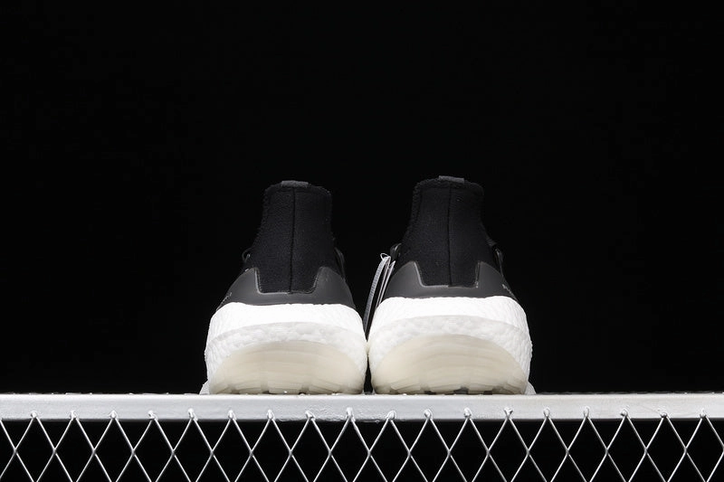 Gym Commute Adidas UltraBoost 21 Black White Grey FY0306