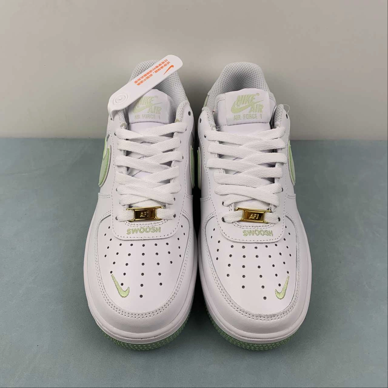 Foot Journey Air Force 1 Low Swoosh White Light Green CV5696-968