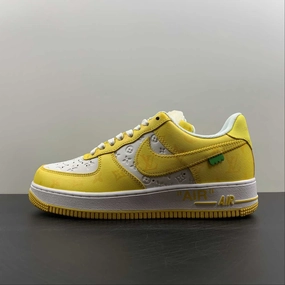 Louis Vuitton x Air Force 1 White Yellow 3308-8 Running Comfort
