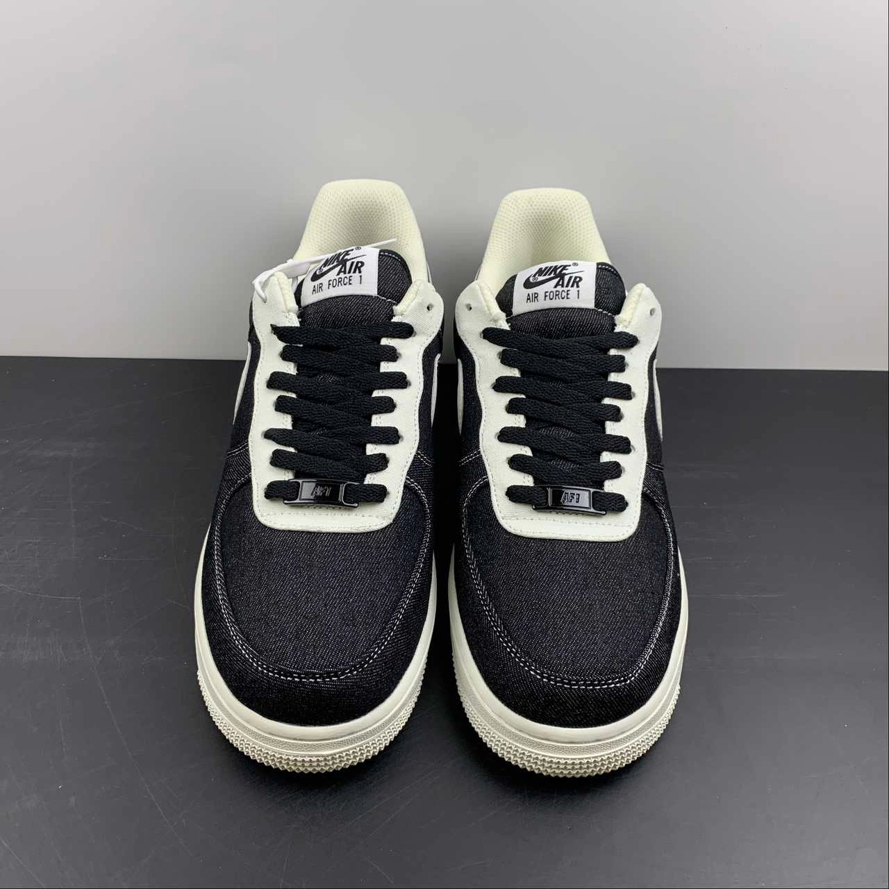 Hill Stroll Air Force 1 07 Low Denim Black Beige White DG2296-001