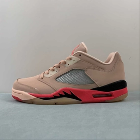 Traction Sole Midfoot Support Air Jordan 5 Retro Low Girls That Hoop Arctic Orange Siren Red Black DA8016-806