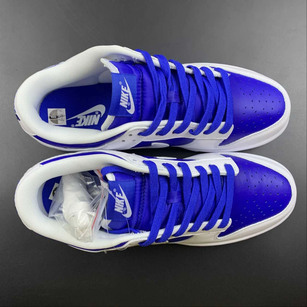 Slip-resistant durability Agility Focus SB Dunk Low Racer Blue White DD1391-401
