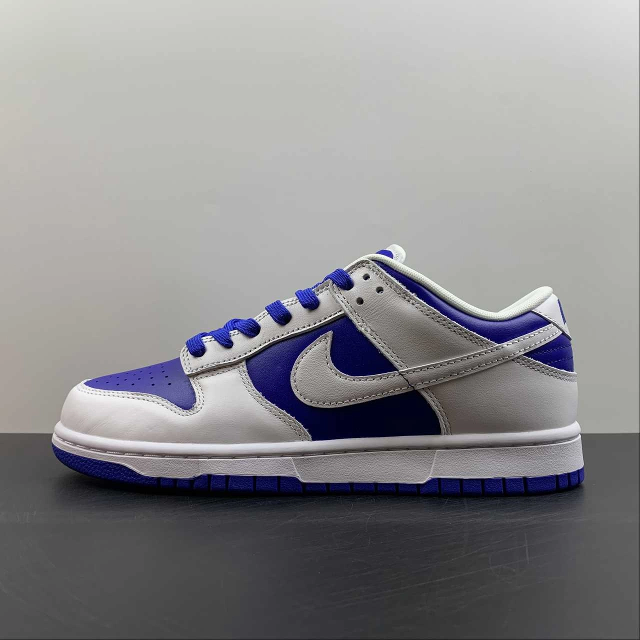 SB Dunk Low Racer Blue White DD1391-401 Step Control Swift Step
