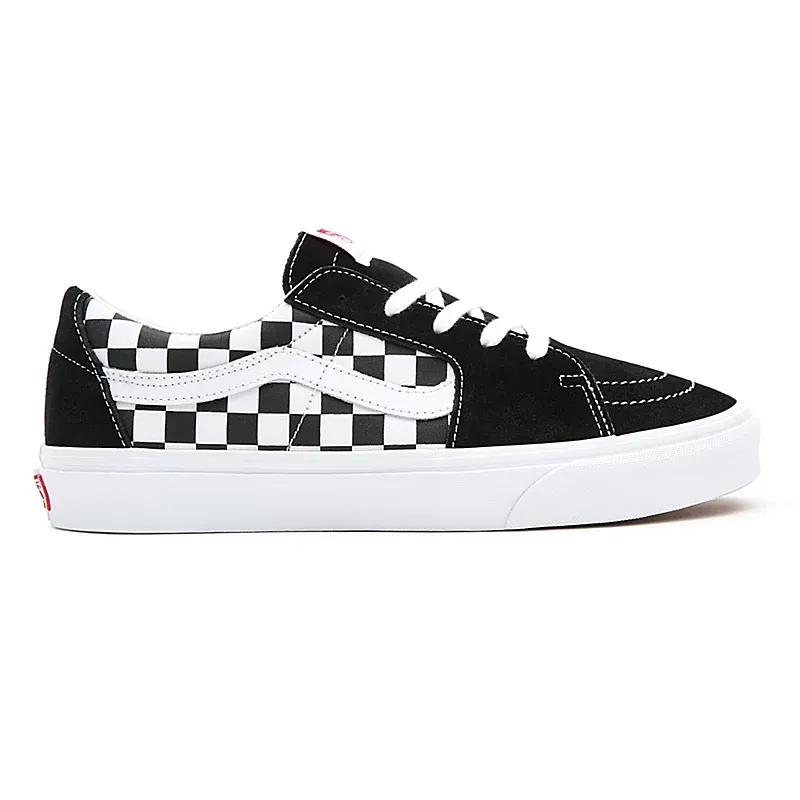 Vans Canvas/Suede SK8-Low Shoes Black Checkerboard VN0A4UUK4W7