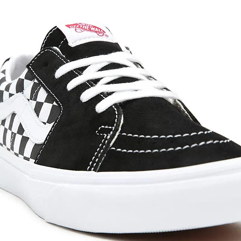 Vans Canvas/Suede SK8-Low Shoes Black Checkerboard VN0A4UUK4W7