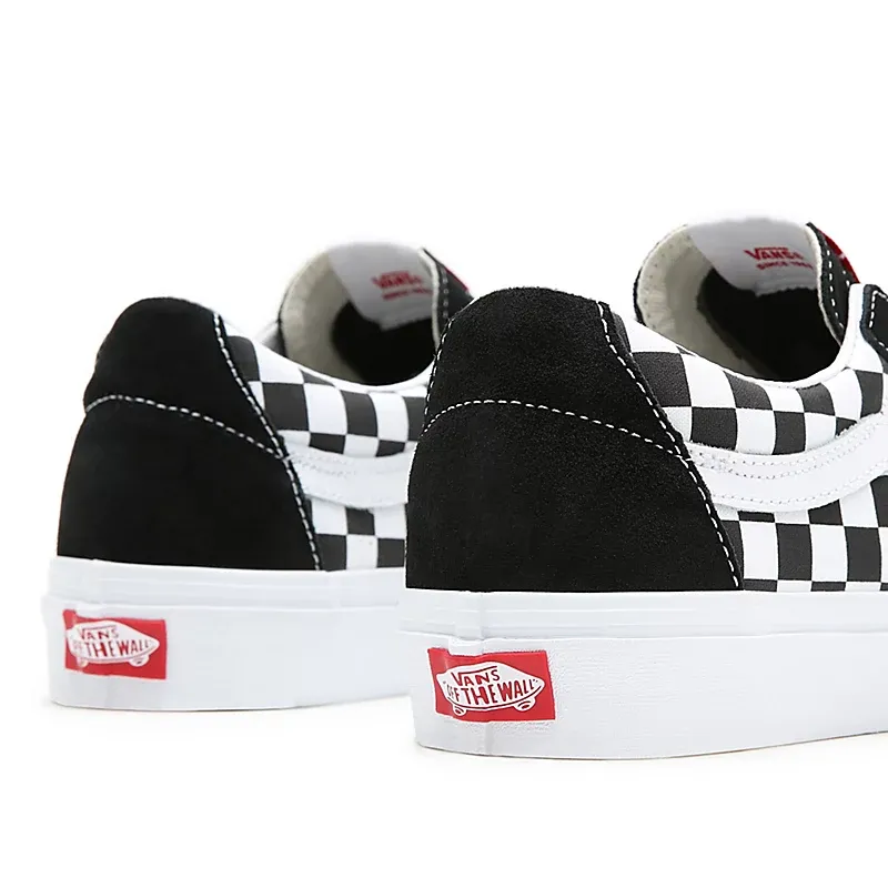 Vans Canvas/Suede SK8-Low Shoes Black Checkerboard VN0A4UUK4W7