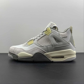 Air Jordan 4 Retro SE Craft Photon Dust Pale Vanilla Off White Sail DV3742-021 Premium Sole Modern Cushioning