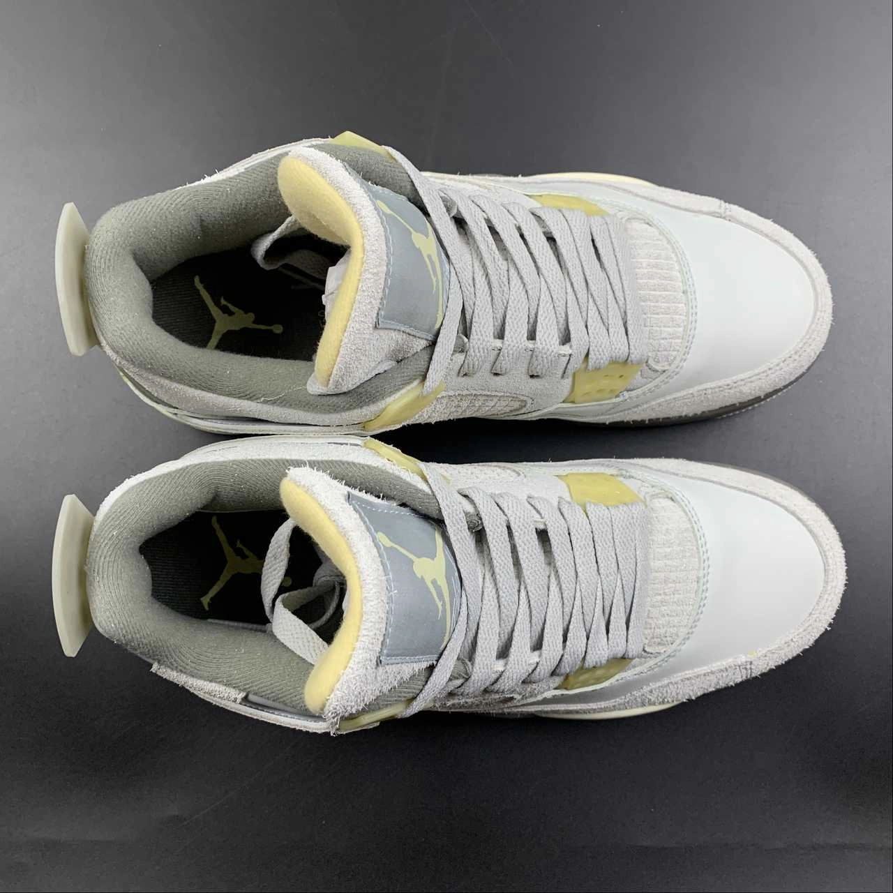Air Jordan 4 Retro SE Craft Photon Dust Pale Vanilla Off White Sail DV3742-021 Flexible Sole Unit Anti Odor Tech